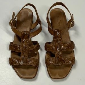 Leather sandals, size 7 1/2 N